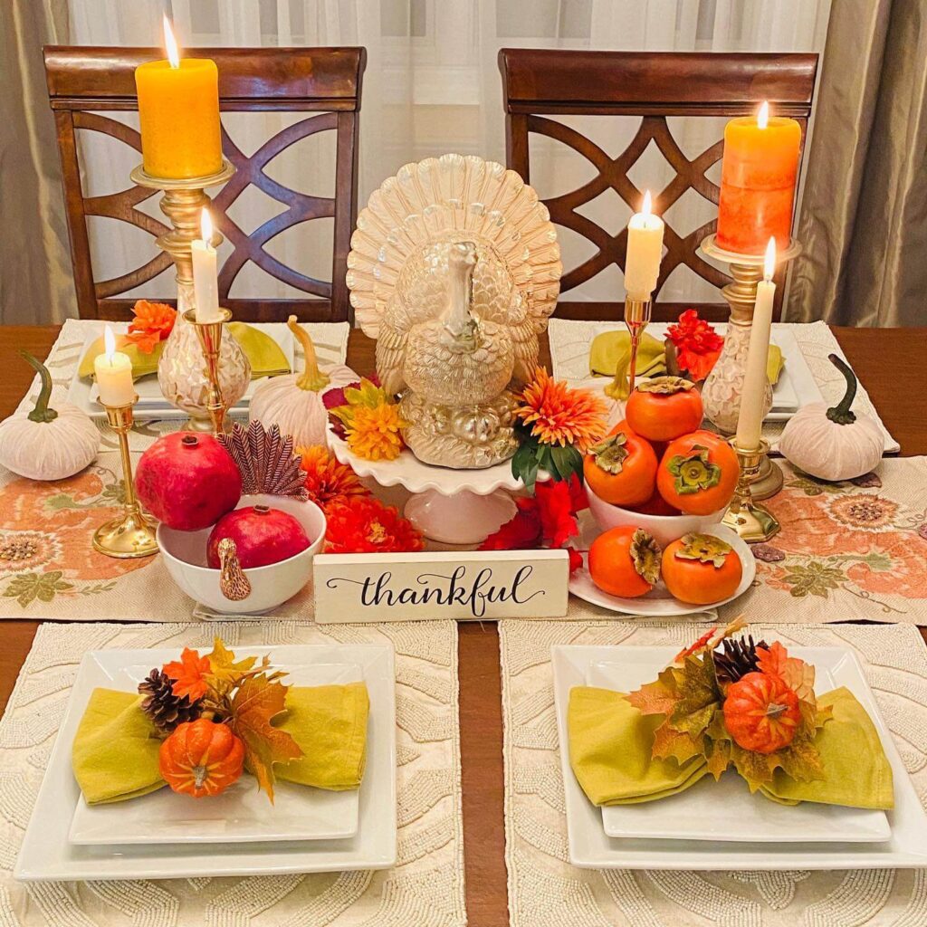 Thanksgiving Tablescapes for a Stunning Holiday Table 9
