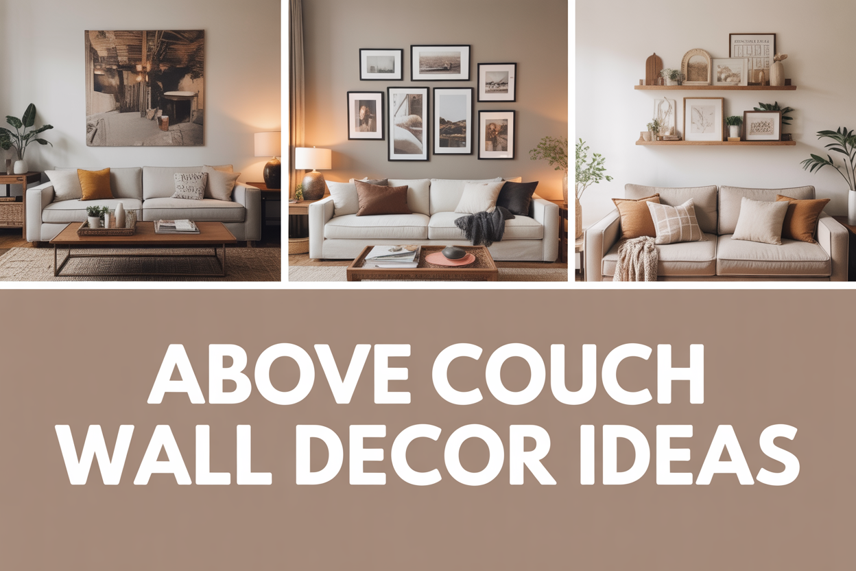 Above Couch Wall Decor Ideas To Elevate Your Room
