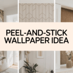 Peel-and-Stick Wallpaper Ideas to Transform Walls 42