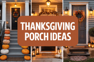 Thanksgiving Porch Decor Ideas to Welcome Fall