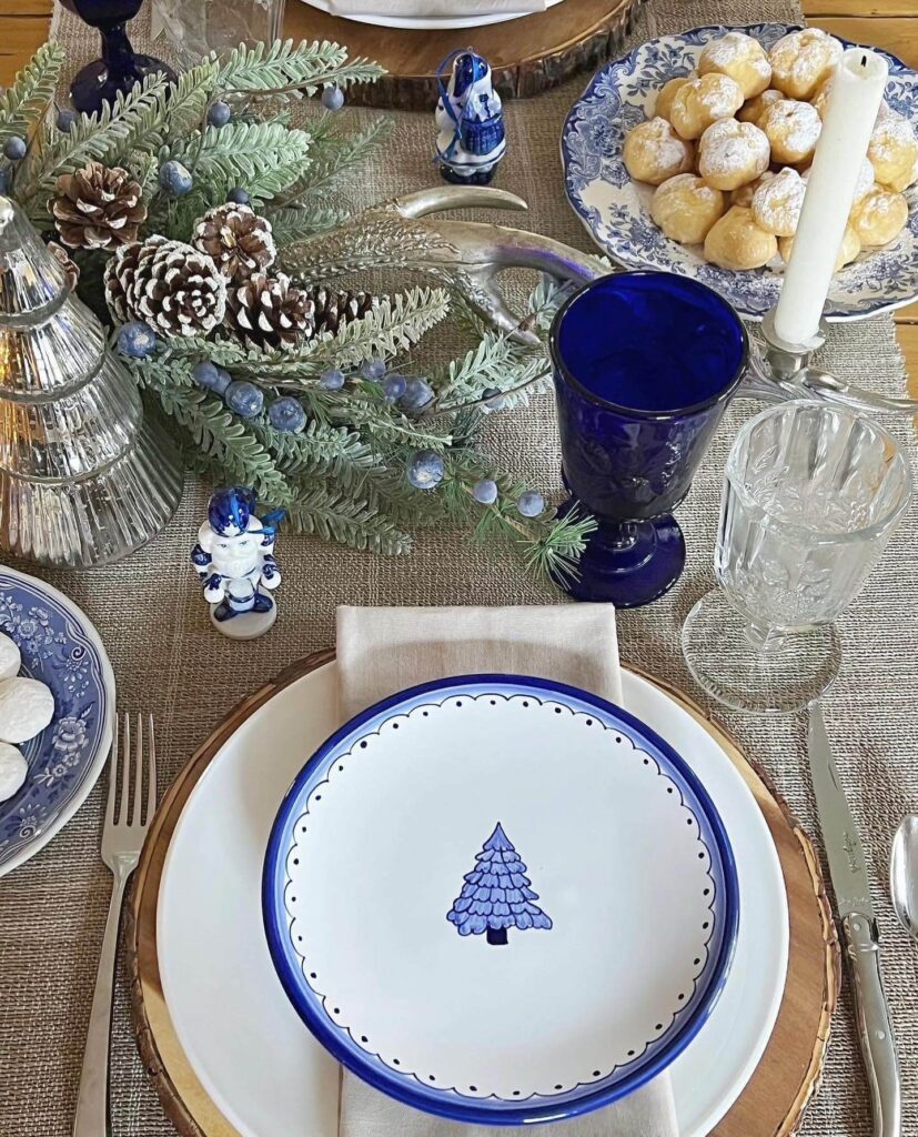 Blue and White Christmas Decor Ideas to Try 1