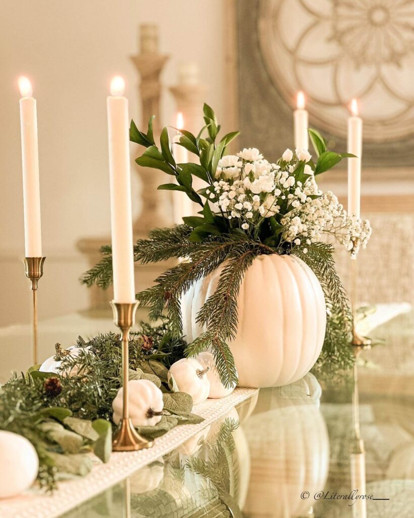 Festive Thanksgiving Centerpieces on a Budget 1