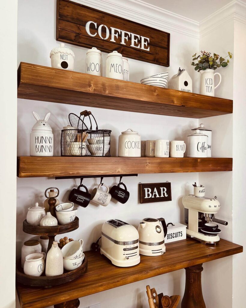Coffee Bar Ideas for Your Home Café Setup 11