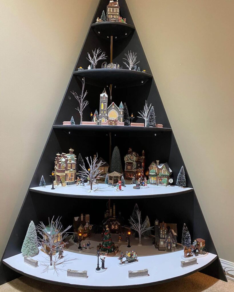Festive & Fun Christmas Village Display Ideas 11