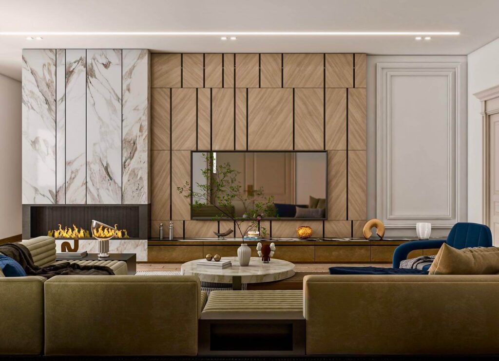 Modern TV Wall Ideas for Every Room 11
