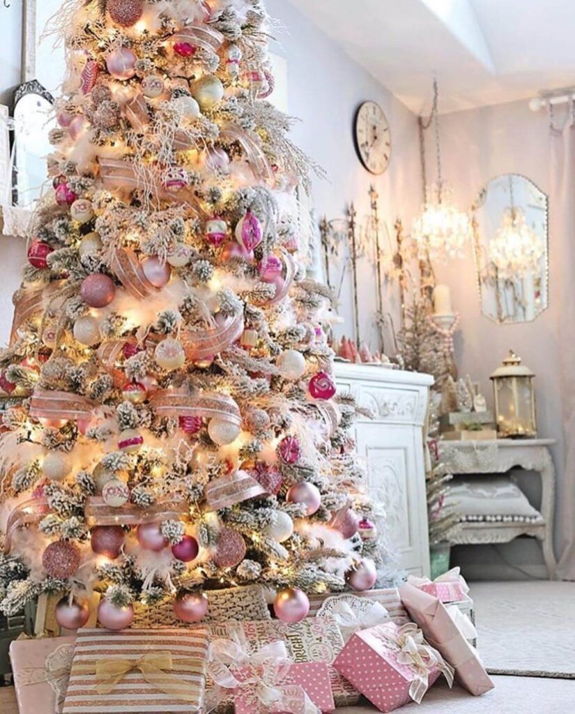 Pink Christmas Decor Ideas You’ll Love 11