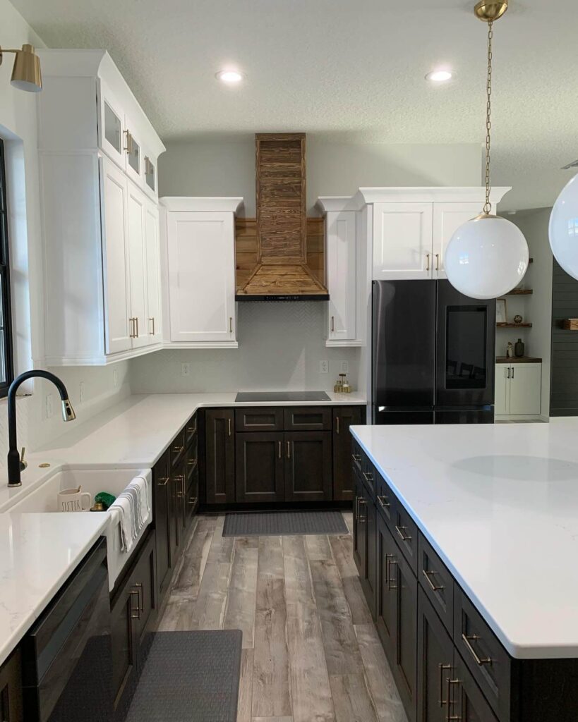Two-Tone Kitchen Cabinet Ideas to Try Now 11