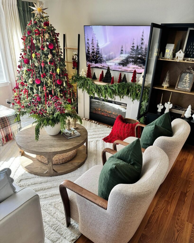 Christmas Living Room Ideas for a Festive Home 11