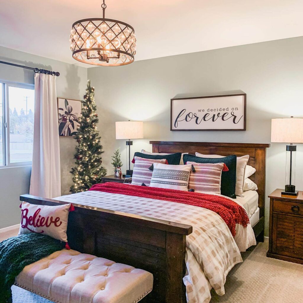 Christmas Bedroom Decor Ideas for Cozy Vibes 11
