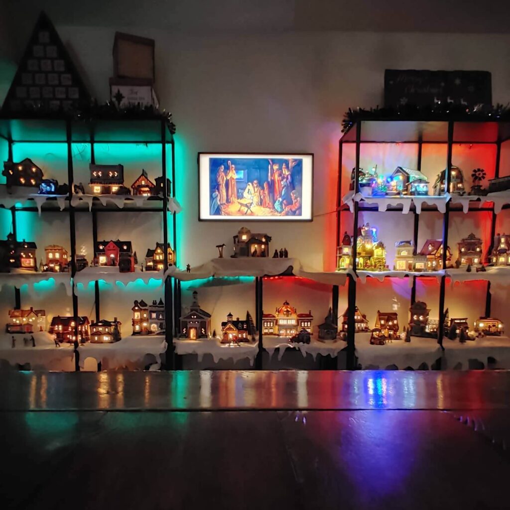 Festive & Fun Christmas Village Display Ideas 13