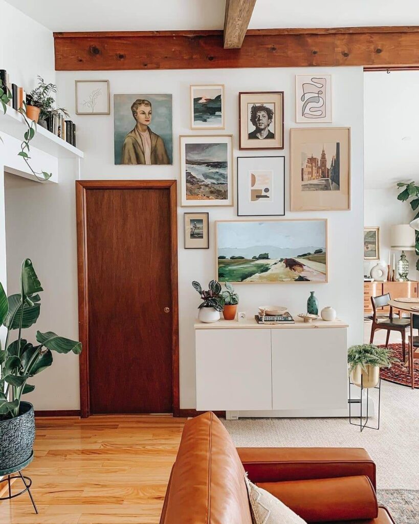Creative Gallery Wall Layouts You’ll Love 13