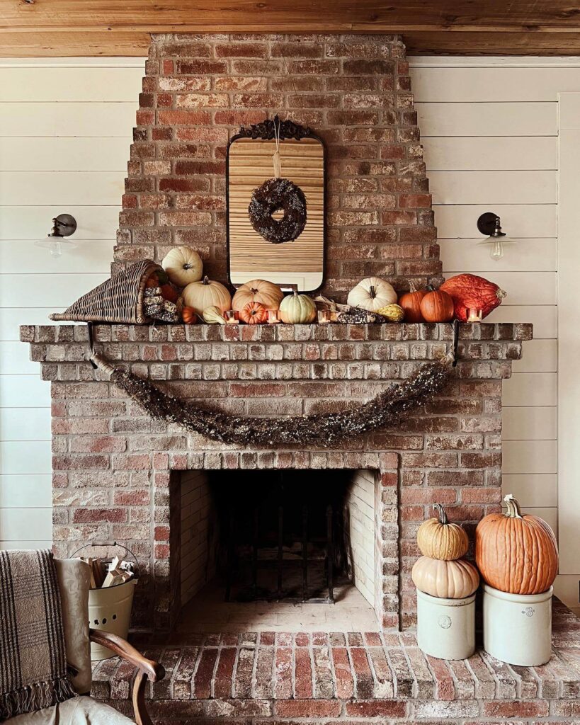 Thanksgiving Mantel Decor Ideas to Try Now 14
