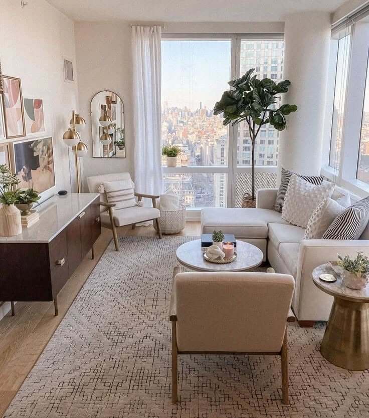 Small Living Room Layouts That Maximize Space 15