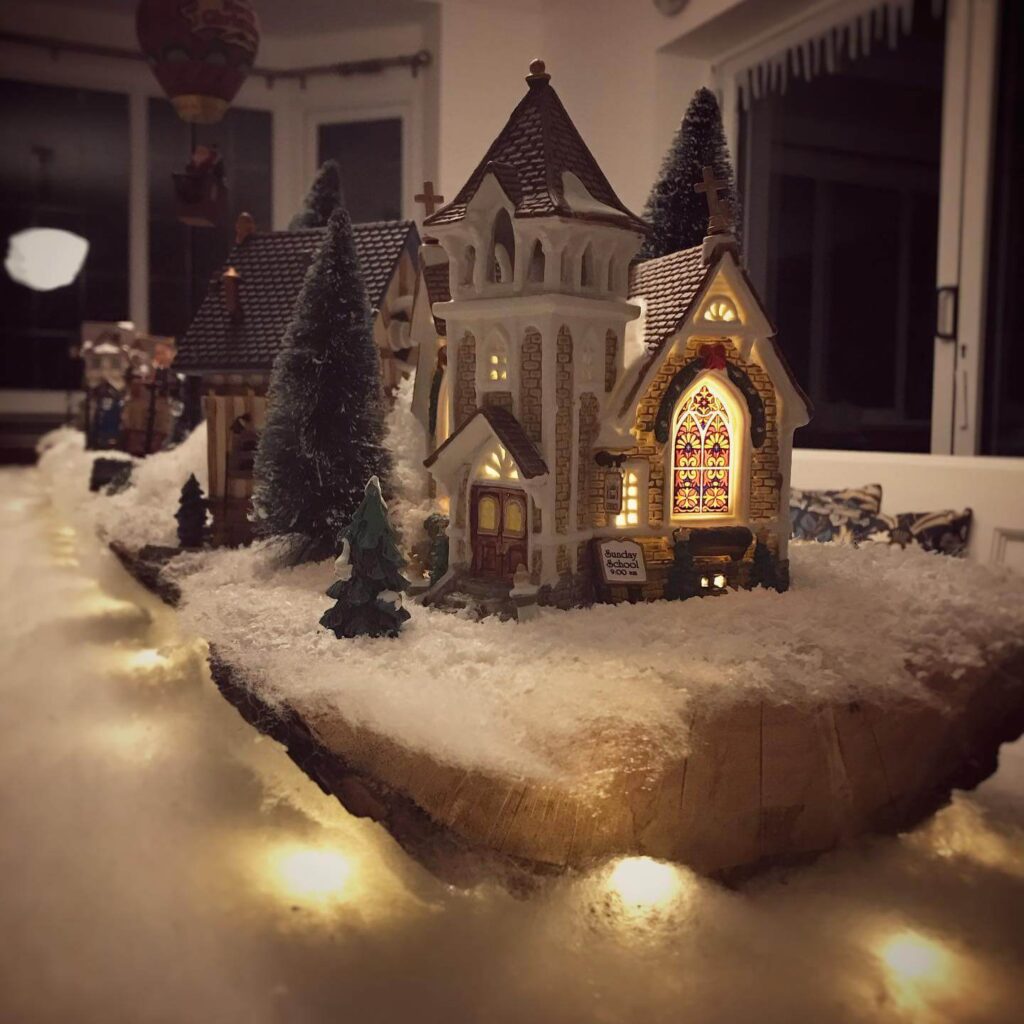 Festive & Fun Christmas Village Display Ideas 15