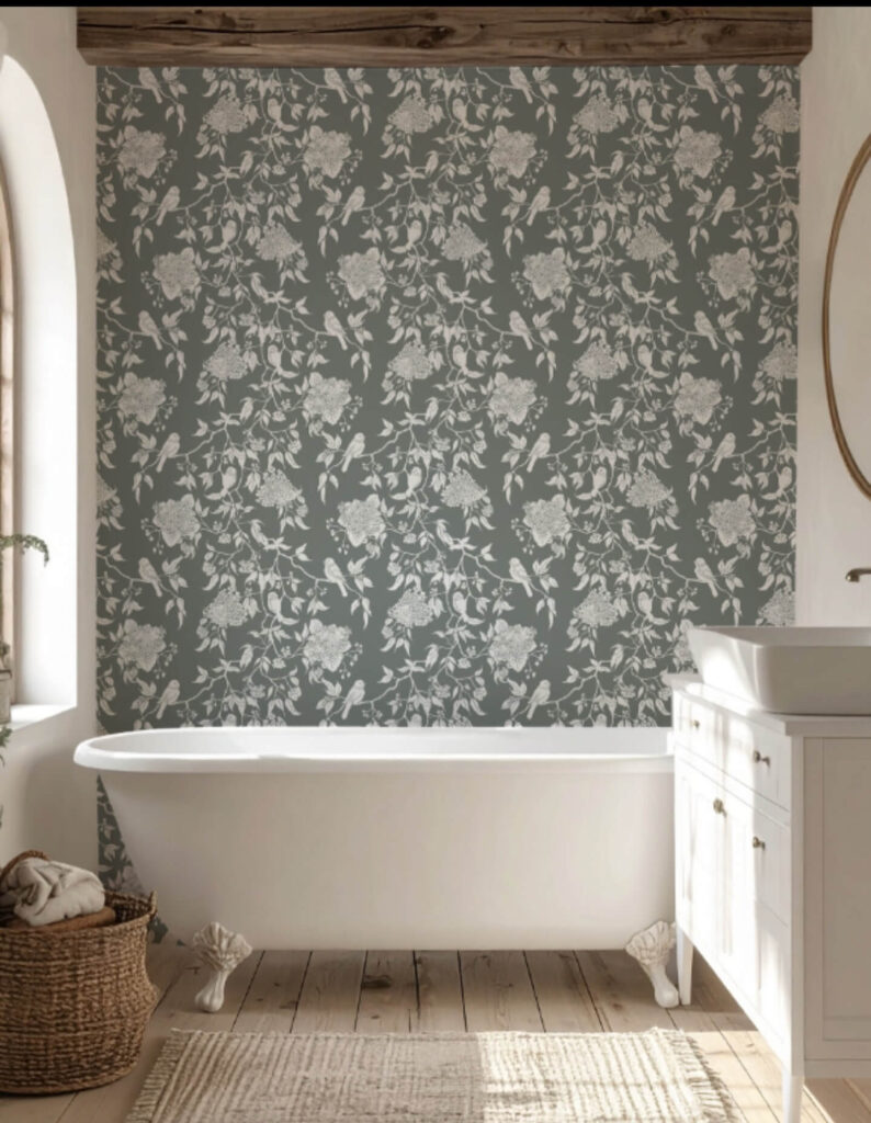Peel-and-Stick Wallpaper Ideas to Transform Walls 17