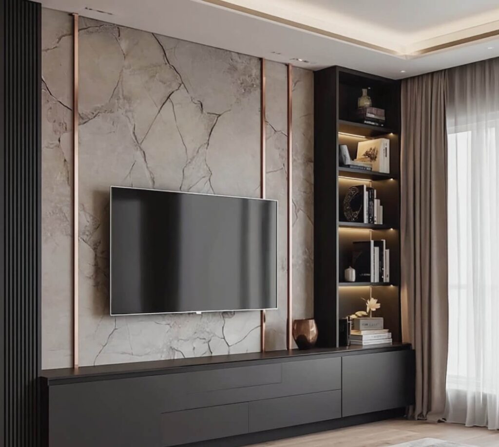 Modern TV Wall Ideas for Every Room 17