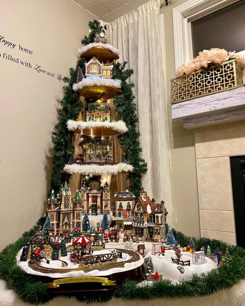 Festive & Fun Christmas Village Display Ideas 18