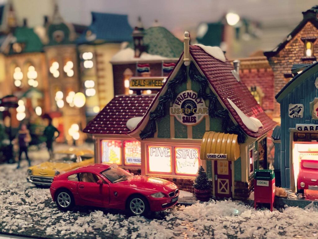 Festive & Fun Christmas Village Display Ideas 19