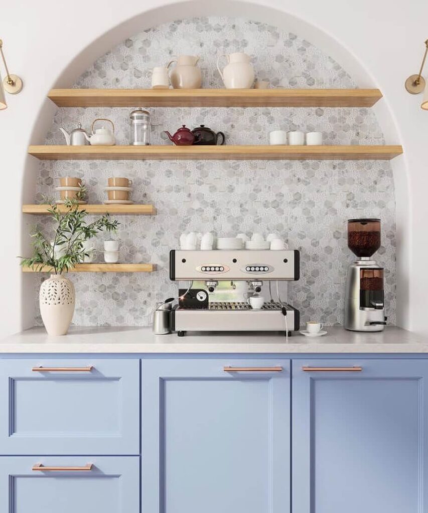 Coffee Bar Ideas for Your Home Café Setup 19