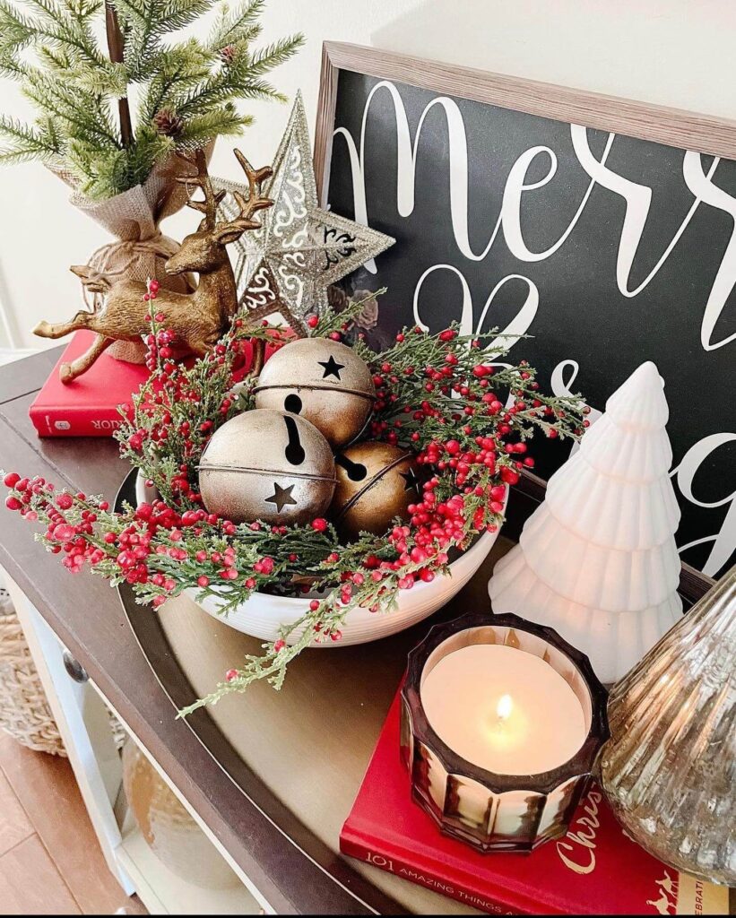 Christmas Vignette Ideas for Every Space 19