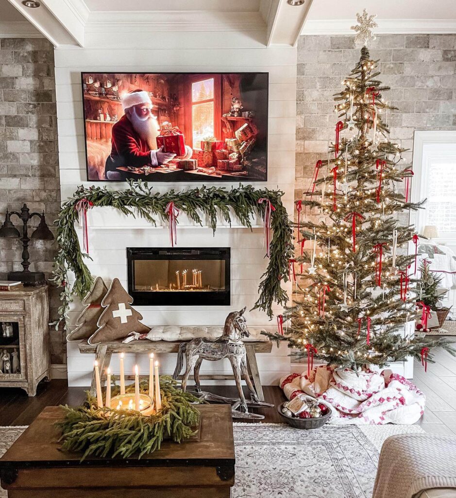 Christmas Living Room Ideas for a Festive Home 20