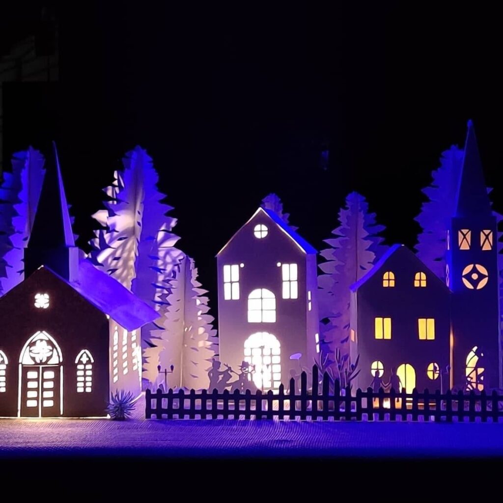 Festive & Fun Christmas Village Display Ideas 20