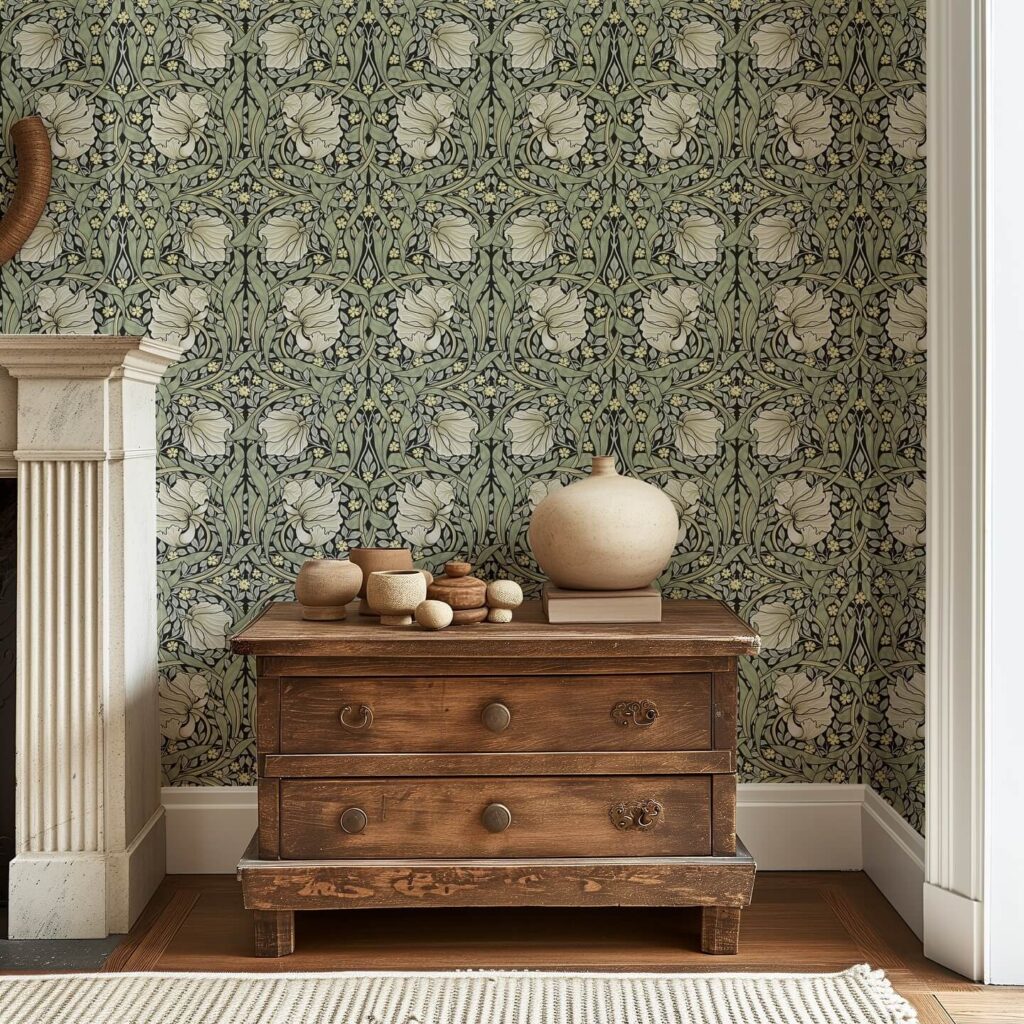Peel-and-Stick Wallpaper Ideas to Transform Walls 21