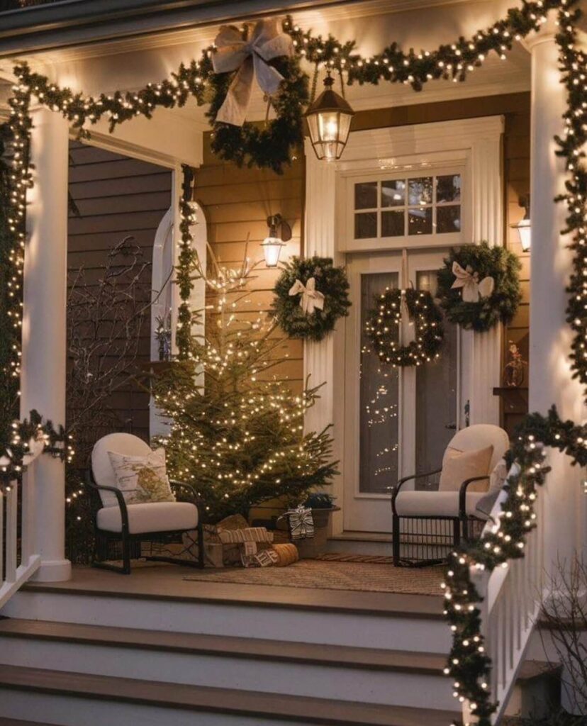 Front Porch Christmas Decor Ideas to Try Now 21