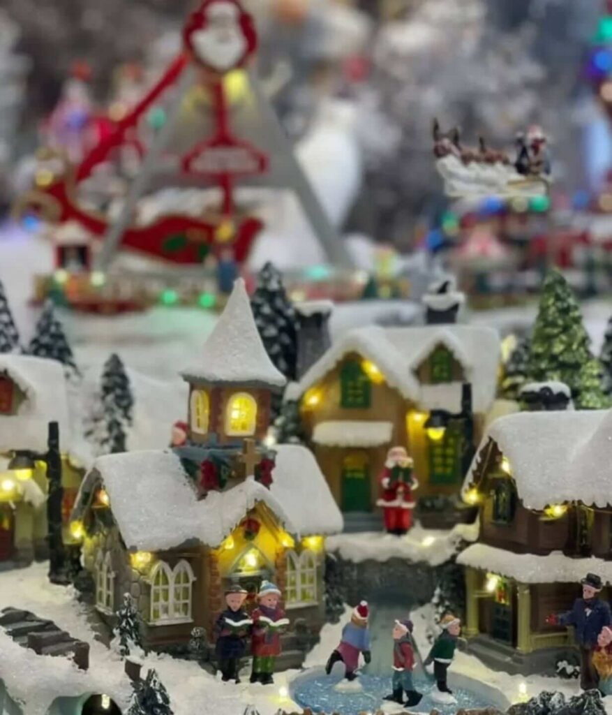 Festive & Fun Christmas Village Display Ideas 22