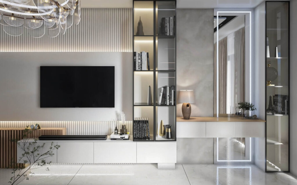 Modern TV Wall Ideas for Every Room 22