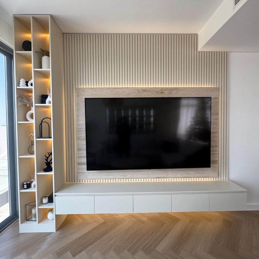 Modern TV Wall Ideas for Every Room 23