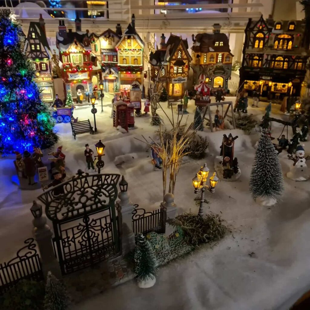 Festive & Fun Christmas Village Display Ideas 24