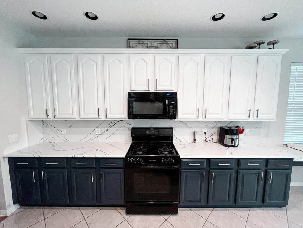 Two-Tone Kitchen Cabinet Ideas to Try Now 24