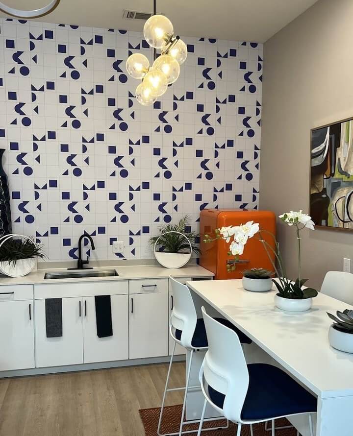 Peel-and-Stick Wallpaper Ideas to Transform Walls 25