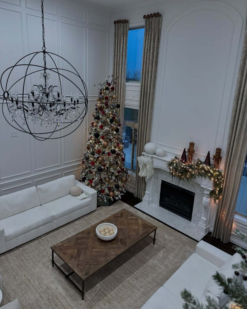 Christmas Living Room Ideas for a Festive Home 26