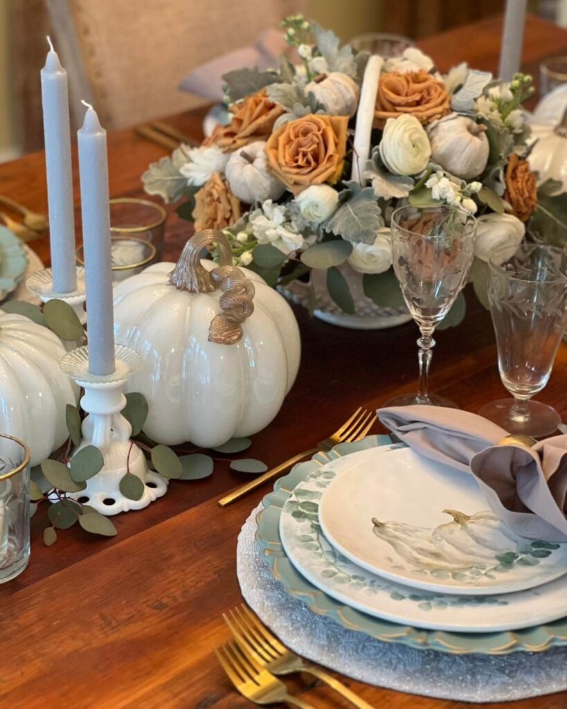Thanksgiving Table Setting Ideas to Impress Guests 27