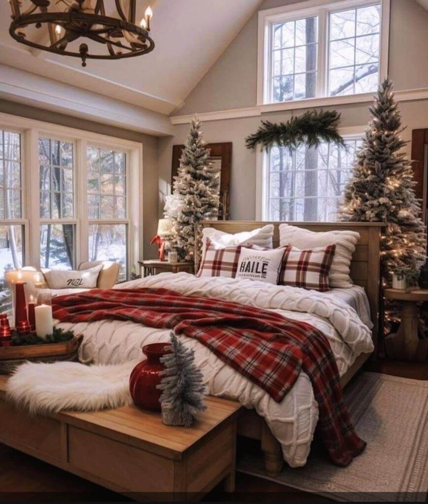 Christmas Bedroom Decor Ideas for Cozy Vibes 28