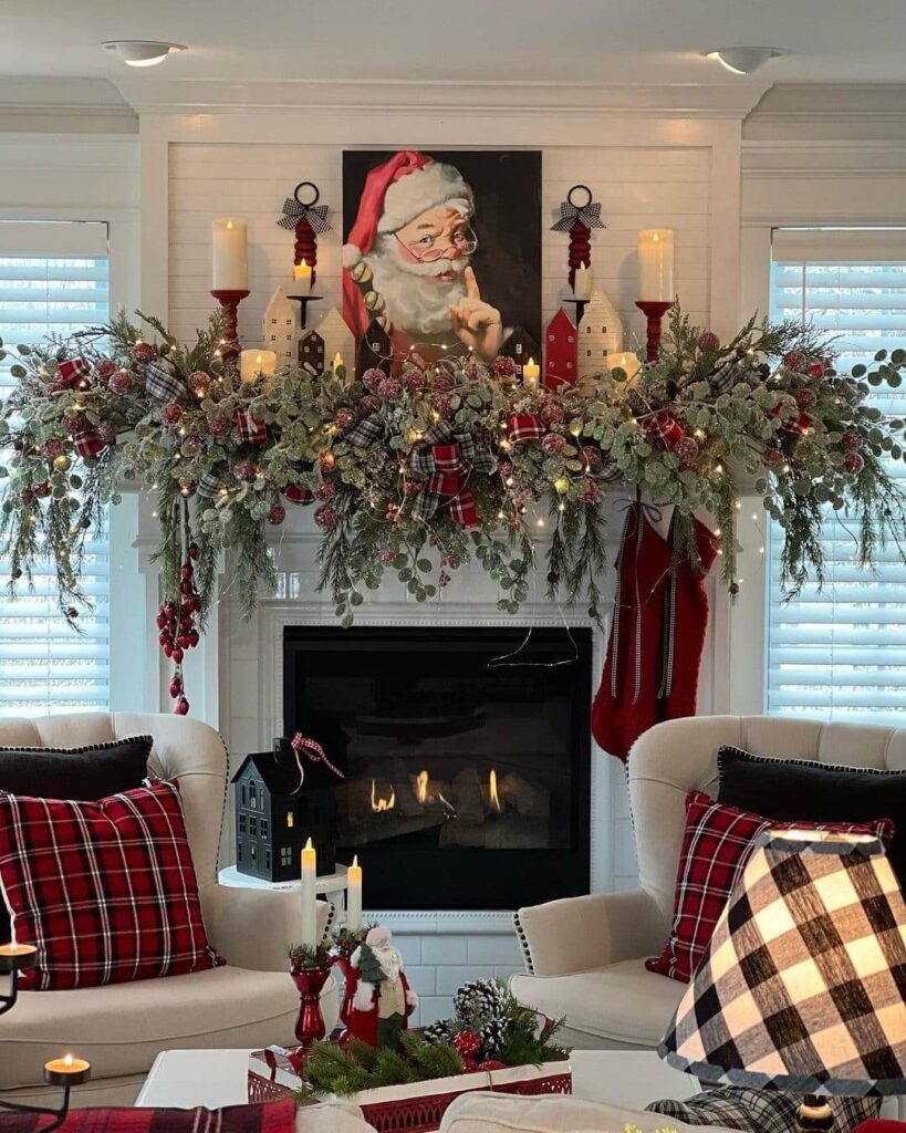 Christmas Mantel Decor Ideas to Try This Year 30