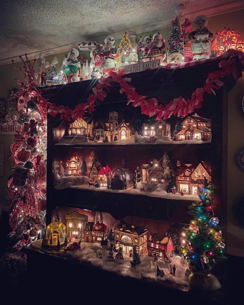 Festive & Fun Christmas Village Display Ideas 30