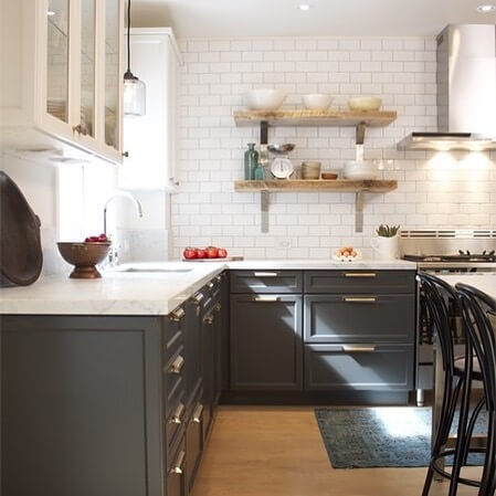 Two-Tone Kitchen Cabinet Ideas to Try Now 30