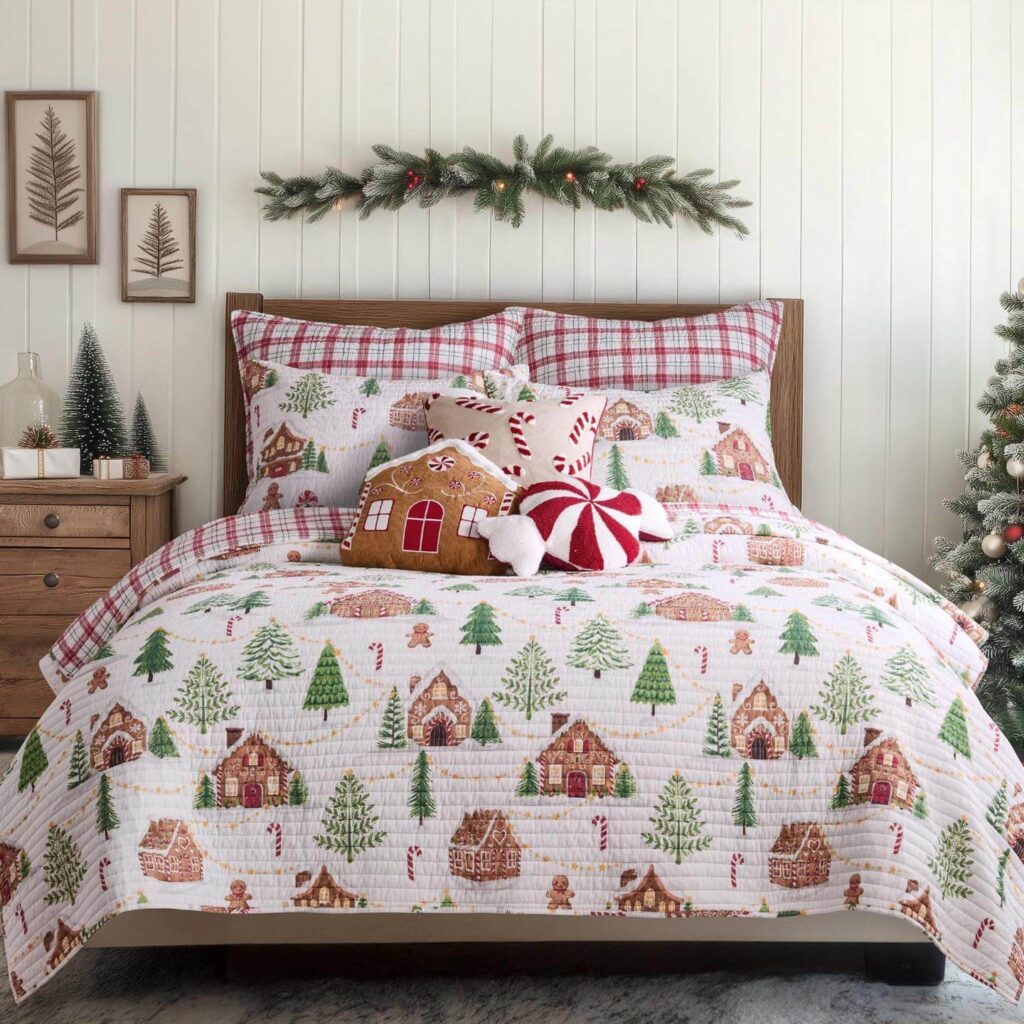 Christmas Bedding Ideas for a Festive Bedroom 30