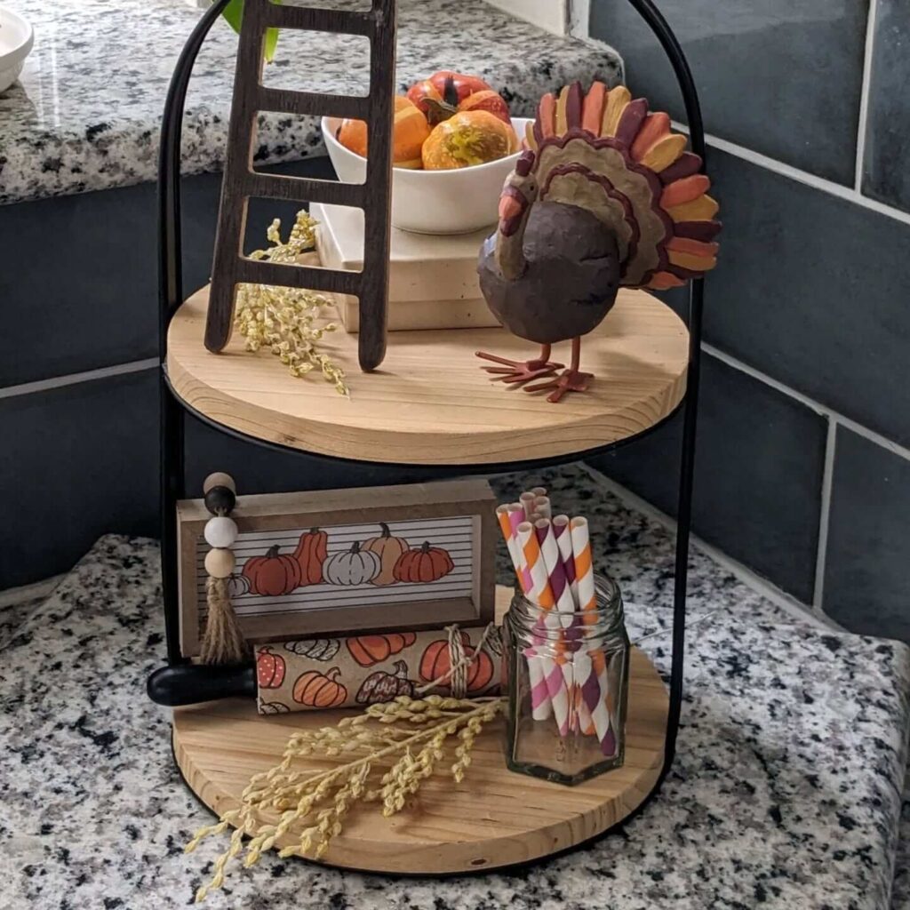Tiered Tray Thanksgiving Ideas to Try Now 31