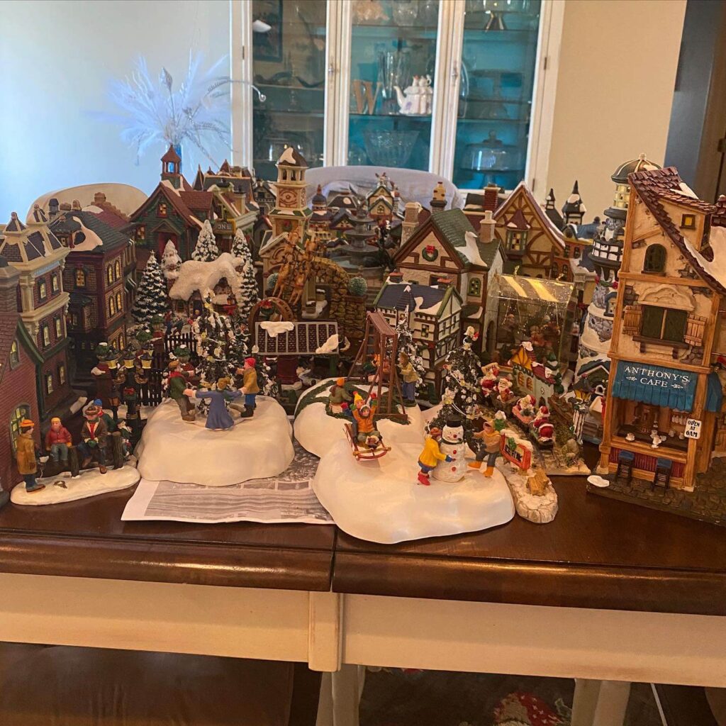Festive & Fun Christmas Village Display Ideas 33
