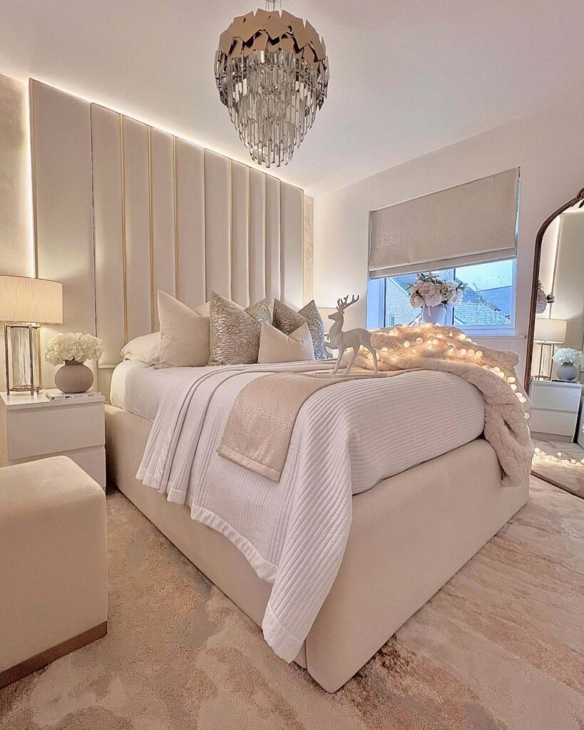 Christmas Bedroom Decor Ideas for Cozy Vibes 33