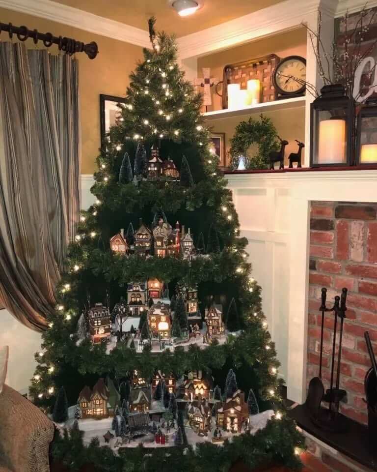 Festive & Fun Christmas Village Display Ideas 34