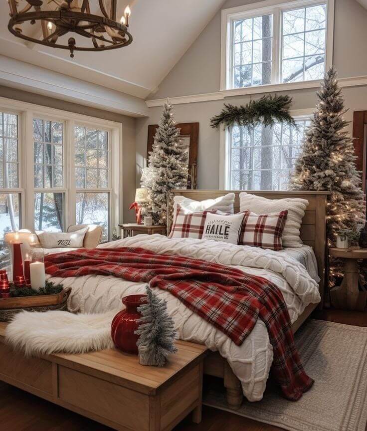 Christmas Bedroom Decor Ideas for Cozy Vibes 4
