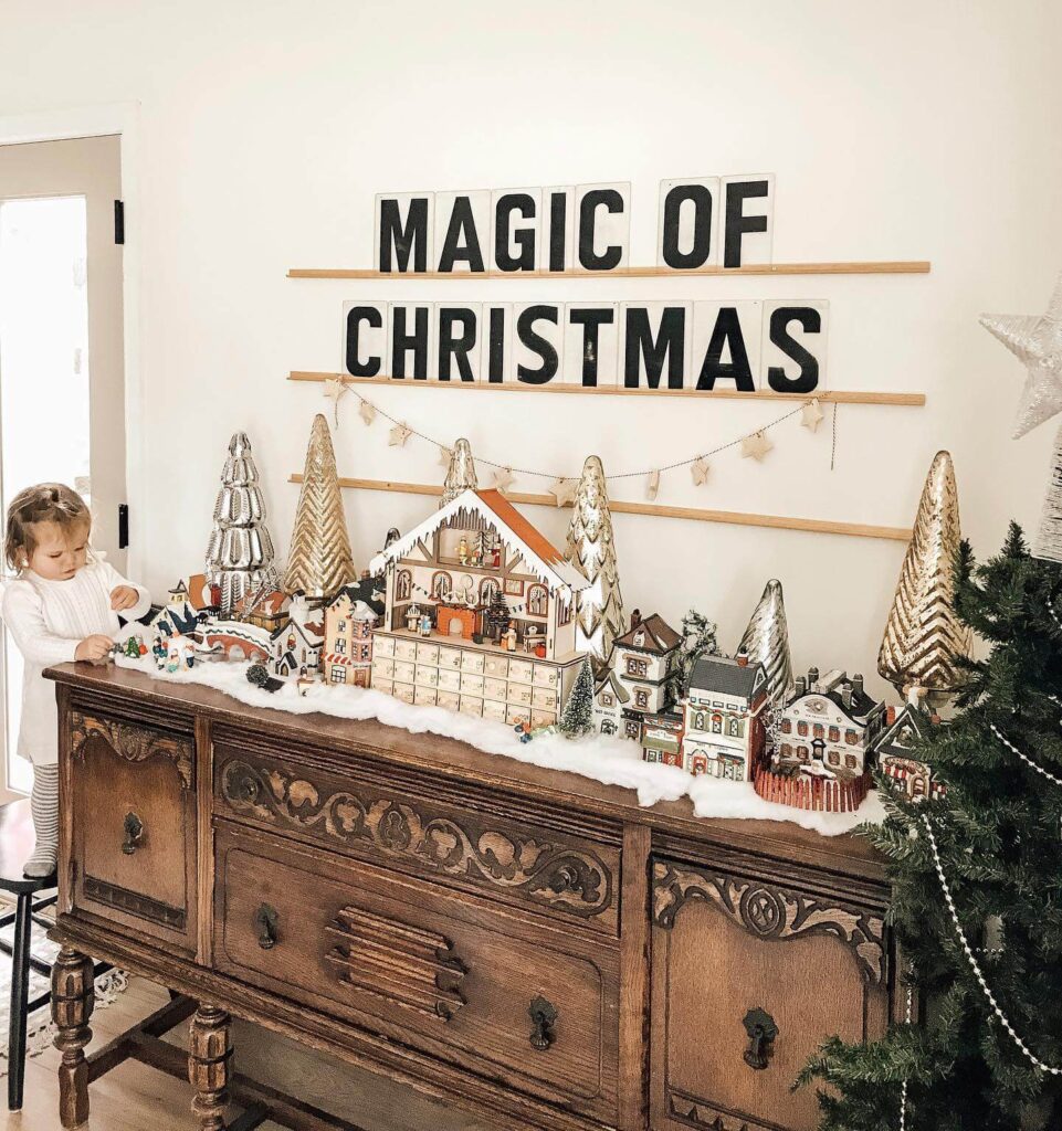 Festive & Fun Christmas Village Display Ideas 6