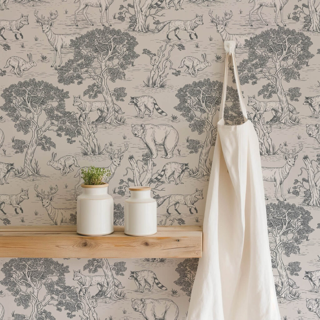Peel-and-Stick Wallpaper Ideas to Transform Walls 6