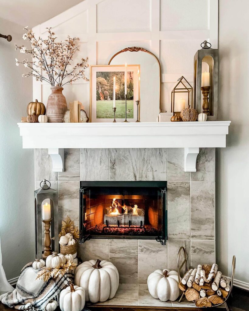 Thanksgiving Mantel Decor Ideas to Try Now 7