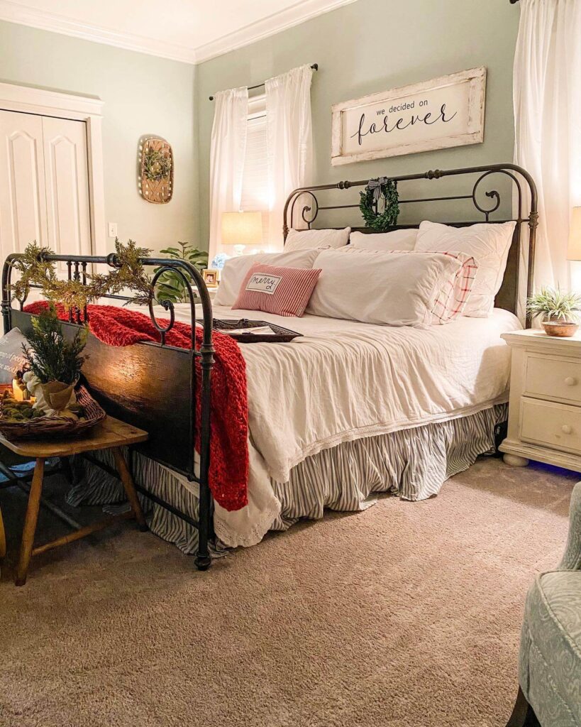 Christmas Bedroom Decor Ideas for Cozy Vibes 8